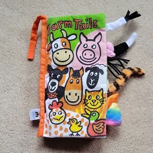 Farm Tails Jellycat Soft Baby Book